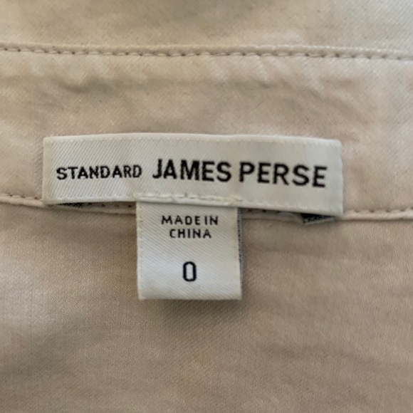 James Perse Light Grey Linen Long Sleeves Shirt - Picture 4 of 6